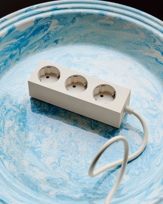 Pedestal Power Bar 5 Meter - Pearl