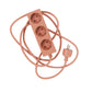Pedestal Power Bar 5 Meter - Dusty Rose