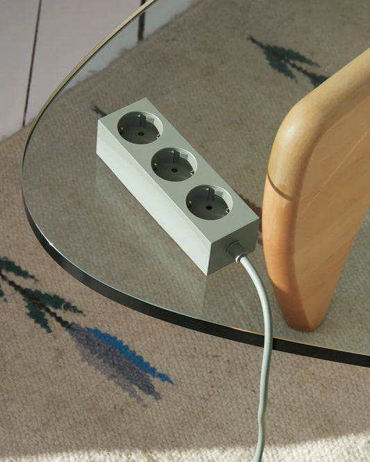 Pedestal Power Bar 5 Meter - Mossy Green