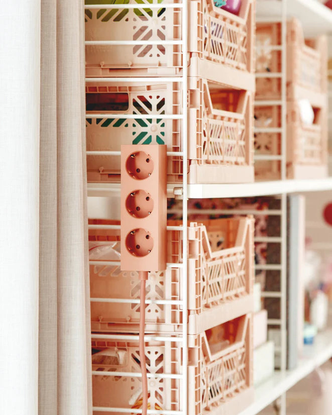 Pedestal Power Bar 5 Meter - Dusty Rose