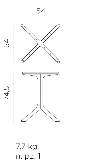 Nardi Base Clip Tischgestell