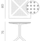 Nardi Clip 80 Tisch