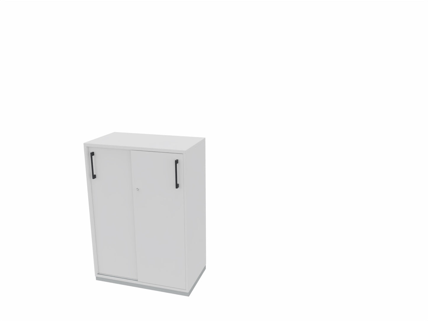 Palmberg Prisma 2 Schiebetürenschrank - 3OH - Breite 80 cm