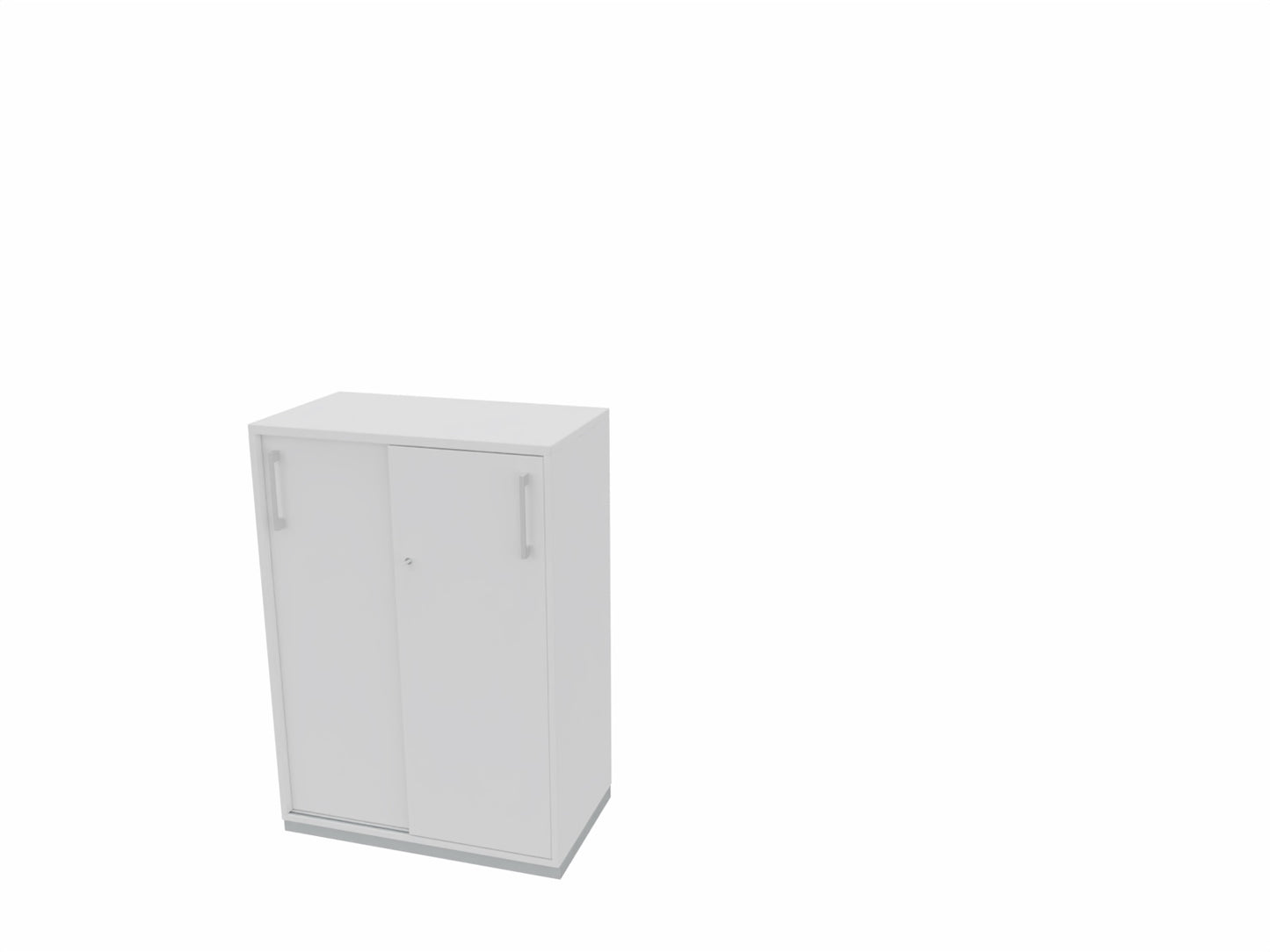 Palmberg Prisma 2 Schiebetürenschrank - 3OH - Breite 80 cm