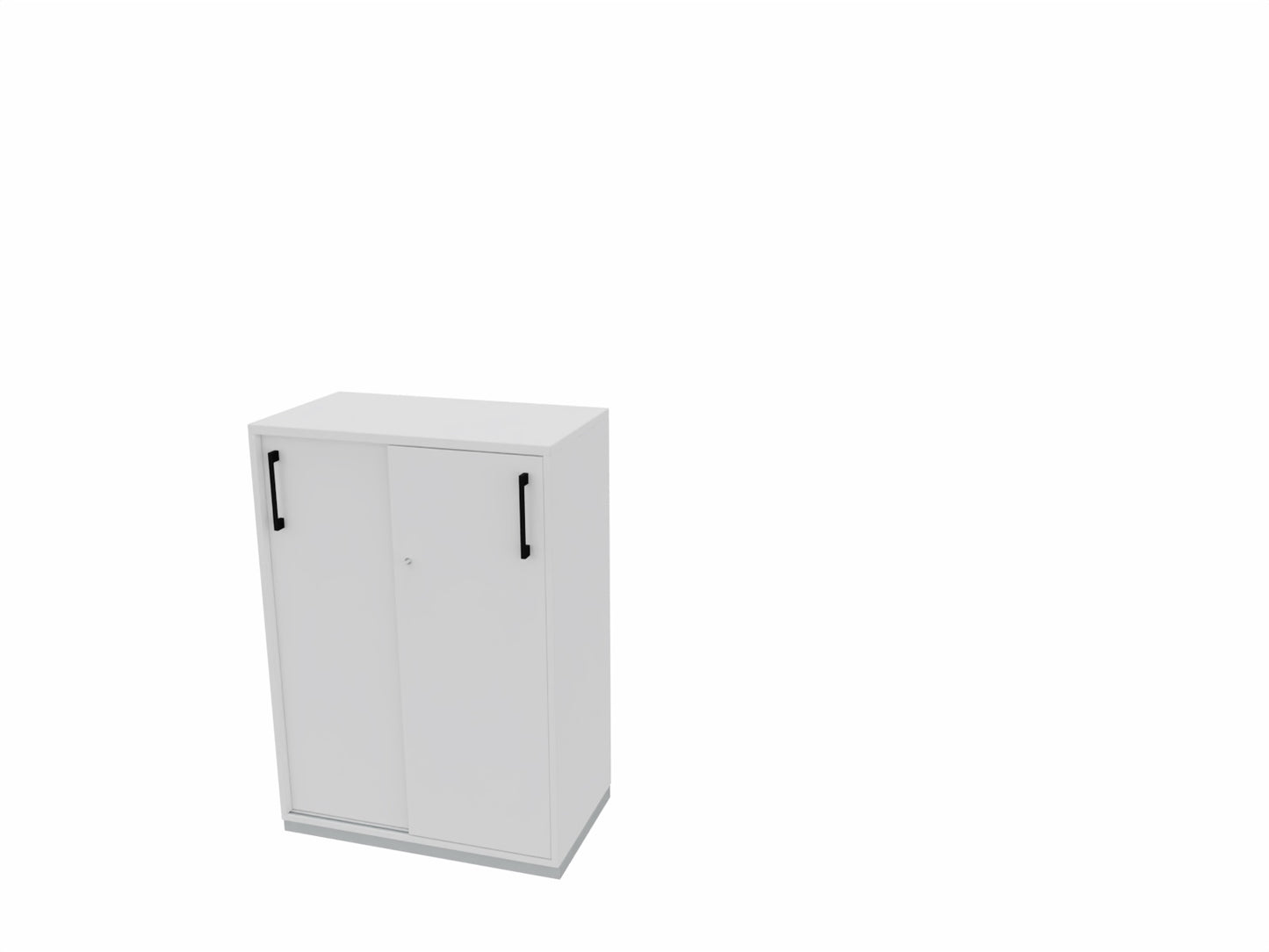 Palmberg Prisma 2 Schiebetürenschrank - 3OH - Breite 80 cm