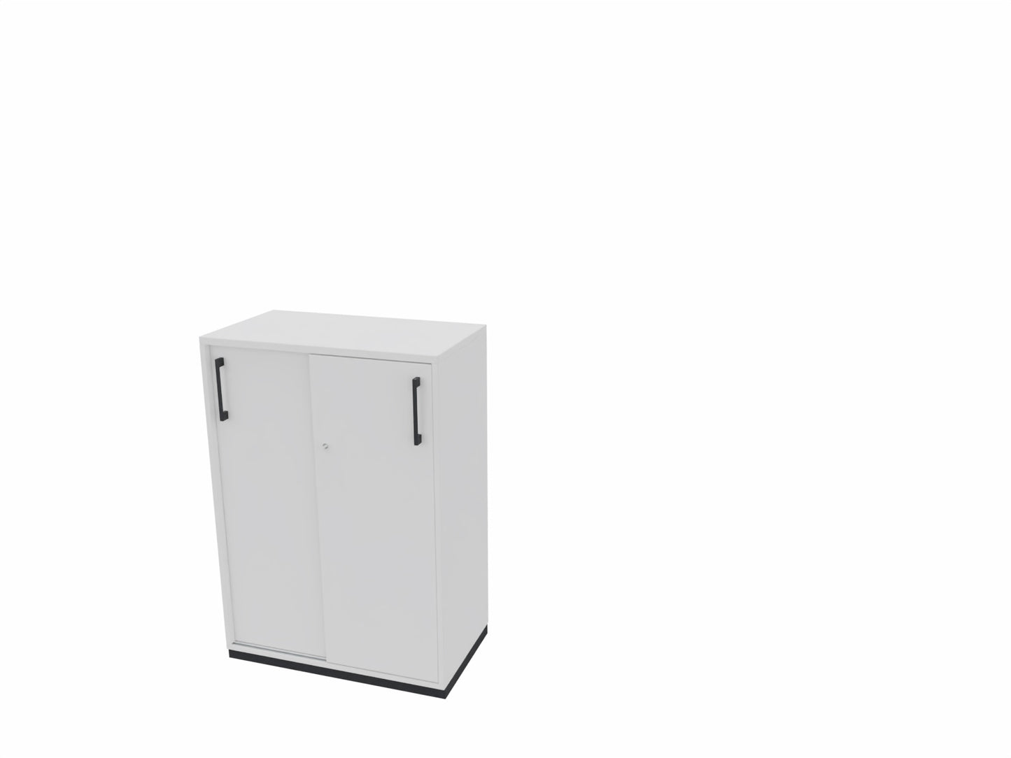Palmberg Prisma 2 Schiebetürenschrank - 3OH - Breite 80 cm