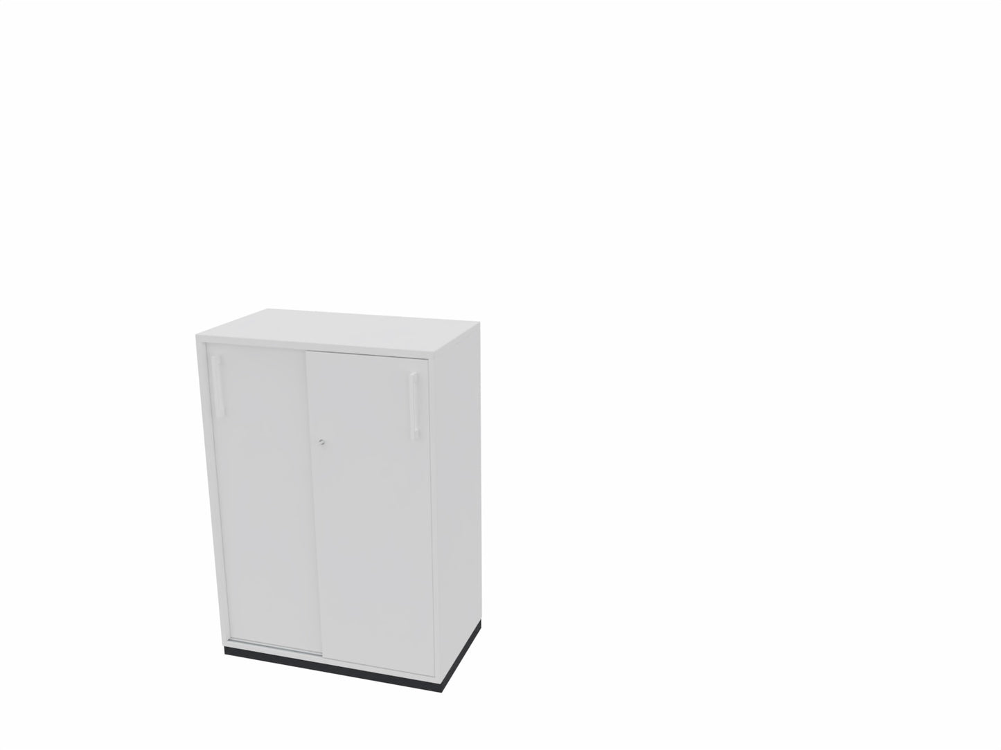 Palmberg Prisma 2 Schiebetürenschrank - 3OH - Breite 80 cm