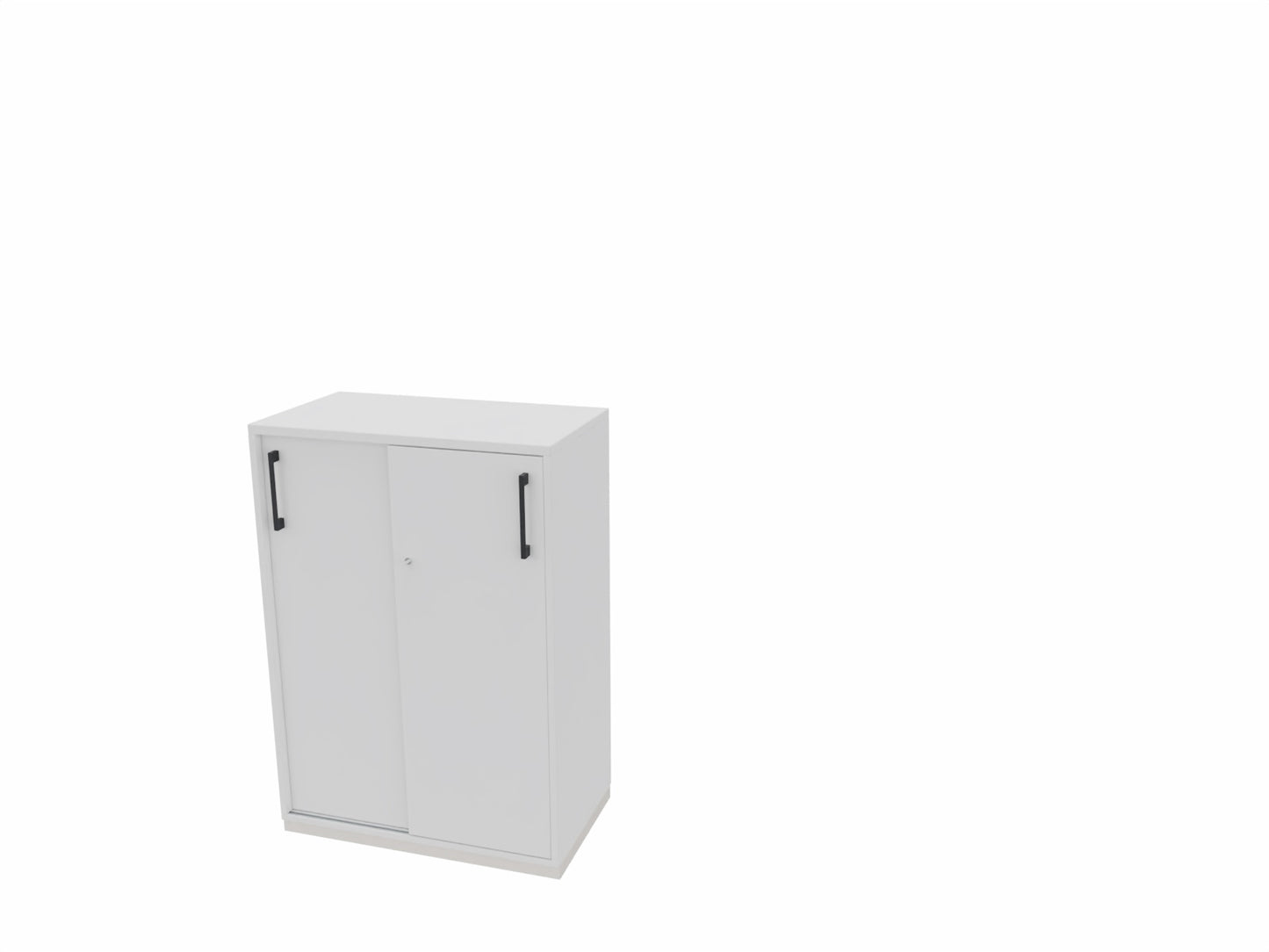 Palmberg Prisma 2 Schiebetürenschrank - 3OH - Breite 80 cm