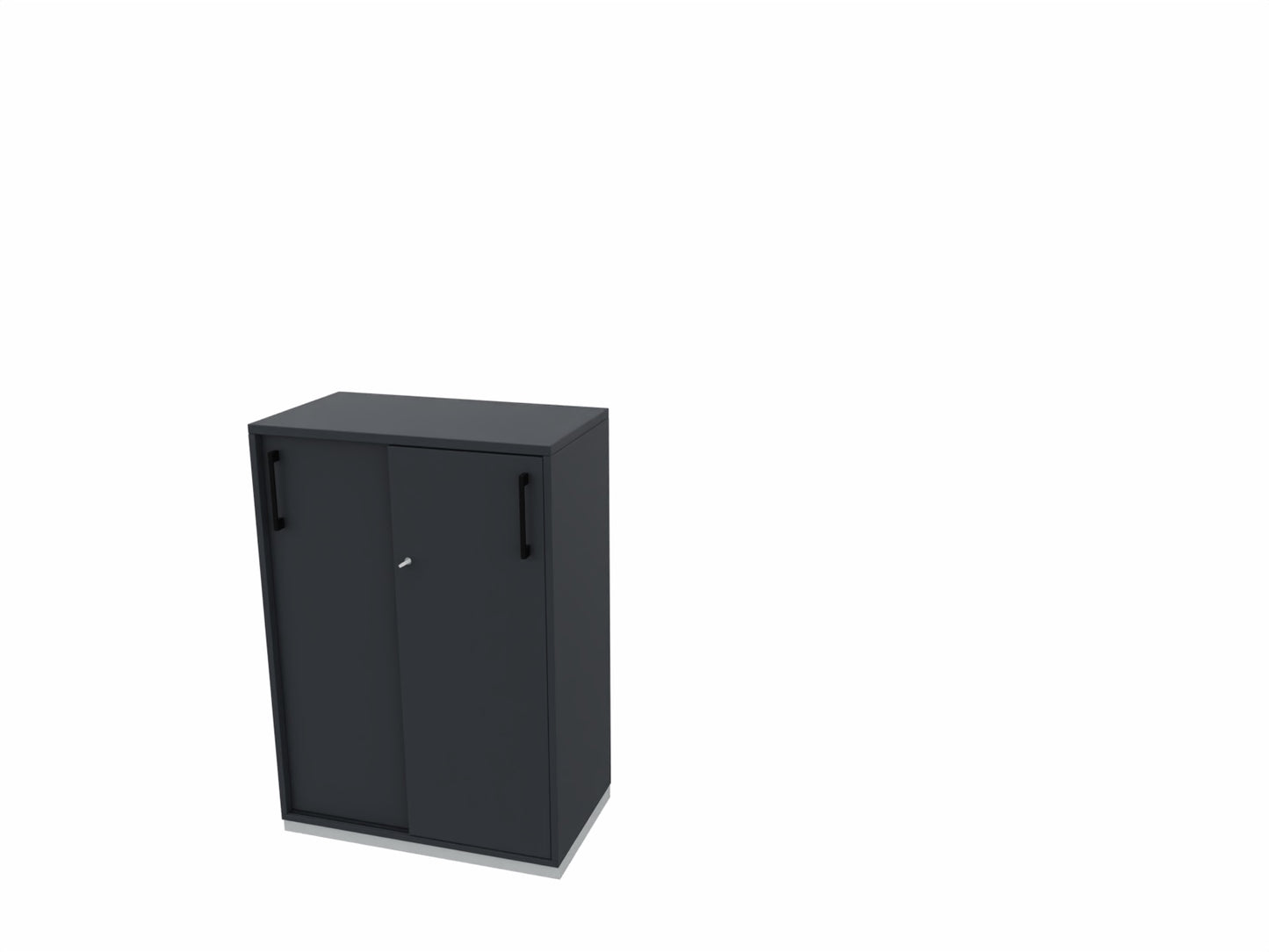 Palmberg Prisma 2 Schiebetürenschrank - 3OH - Breite 80 cm