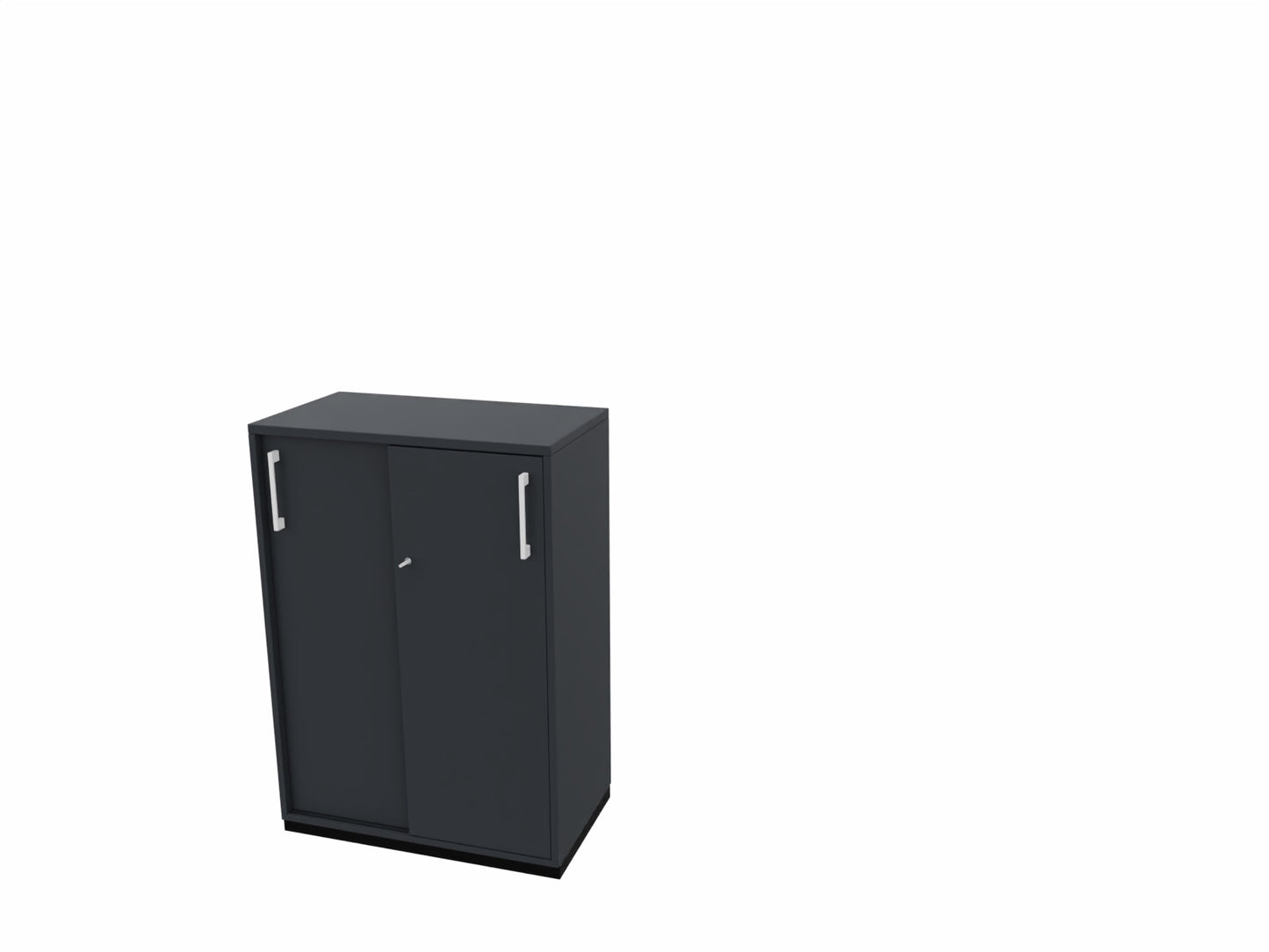 Palmberg Prisma 2 Schiebetürenschrank - 3OH - Breite 80 cm