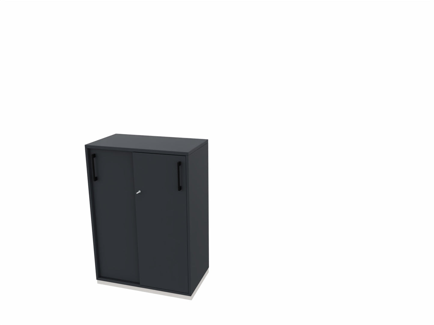 Palmberg Prisma 2 Schiebetürenschrank - 3OH - Breite 80 cm