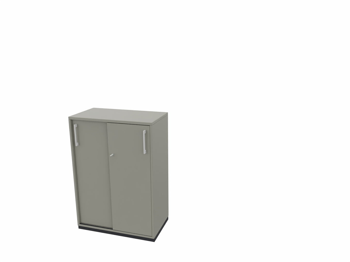 Palmberg Prisma 2 Schiebetürenschrank - 3OH - Breite 80 cm