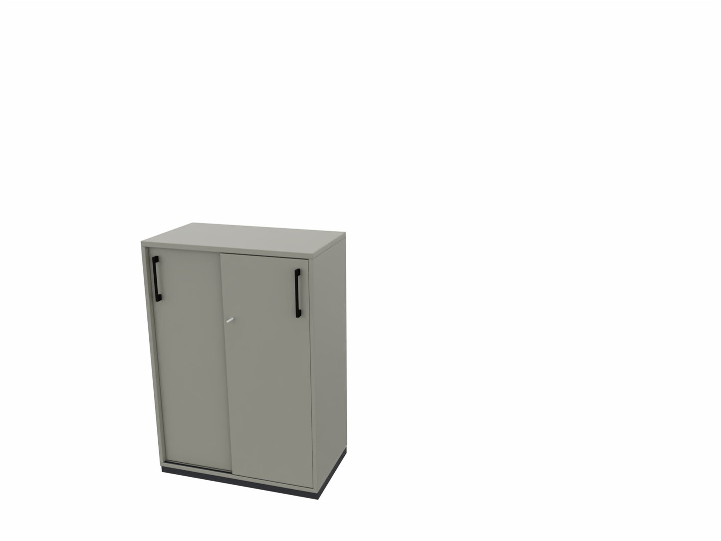 Palmberg Prisma 2 Schiebetürenschrank - 3OH - Breite 80 cm