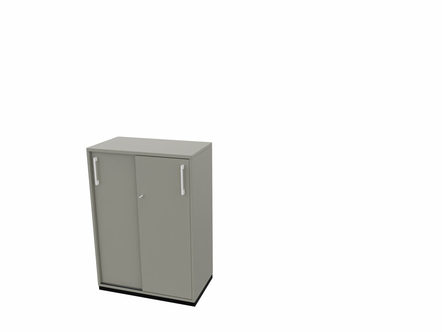 Palmberg Prisma 2 Schiebetürenschrank - 3OH - Breite 80 cm