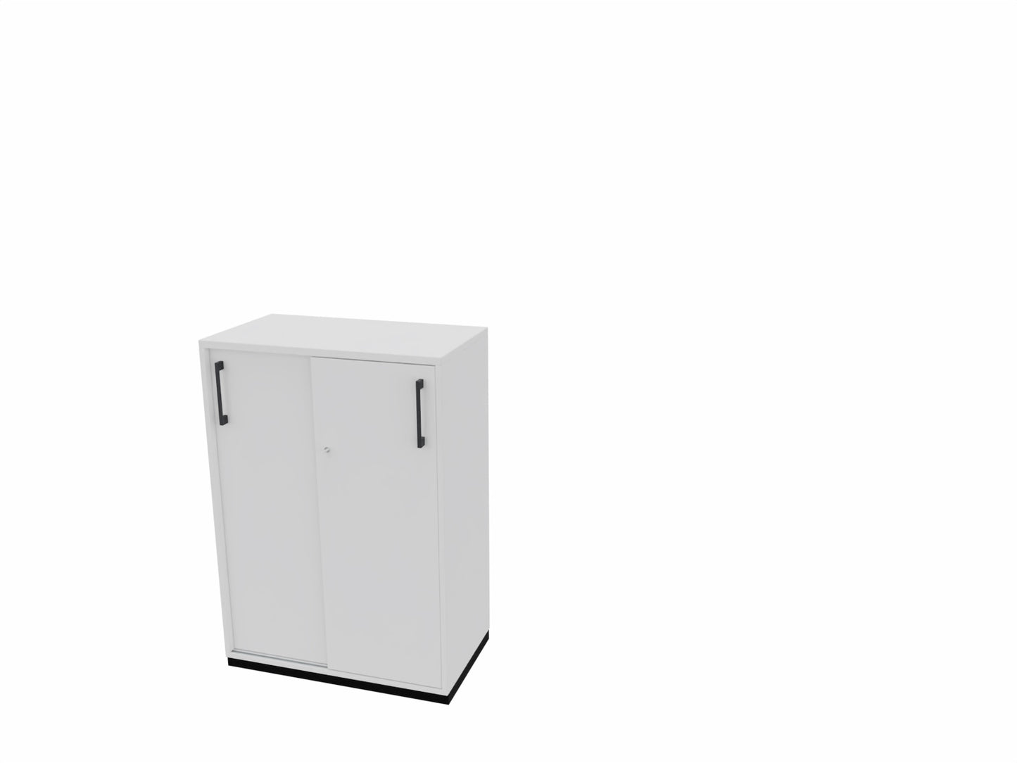 Palmberg Prisma 2 Schiebetürenschrank - 3OH - Breite 80 cm