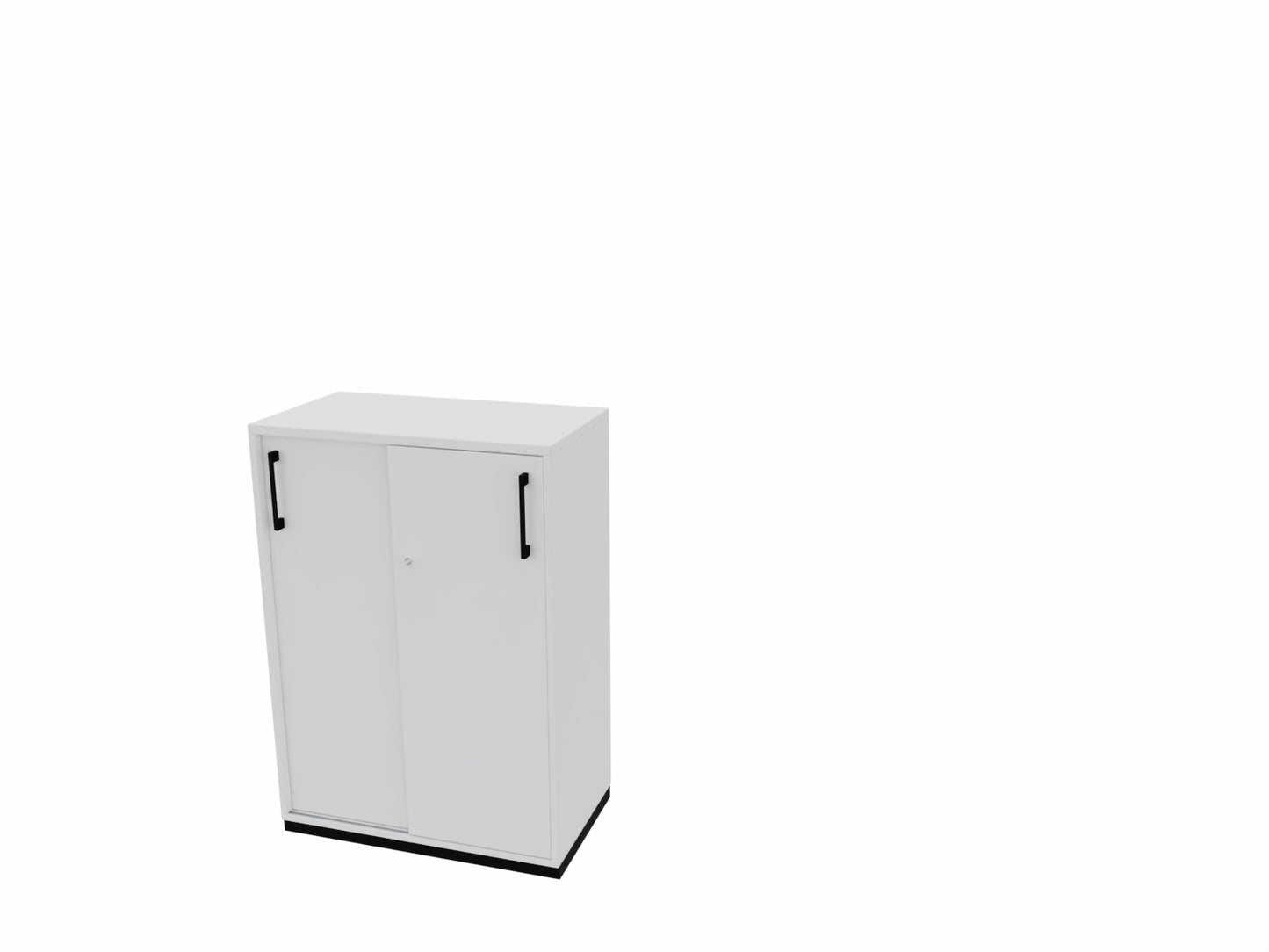 Palmberg Prisma 2 Schiebetürenschrank - 3OH - Breite 80 cm